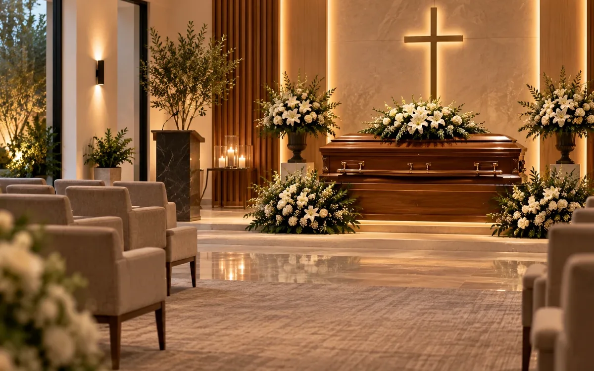 Homenagem e livro de condolências para a família
