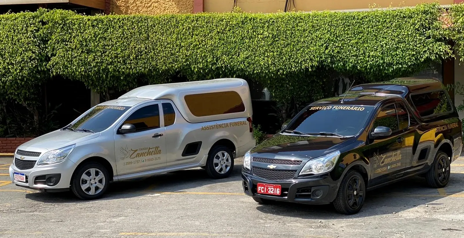 Frota própria da Funerária Zanchetta